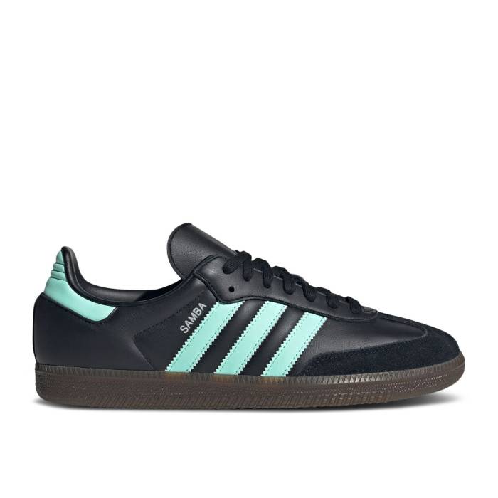 アディダス Adidas 【 Samba Og 'Clear Mint Pack' Men Core Black/Clear Mint/Gum 】 サンバ メンズ コア 黒色 ブラック｜スニケス