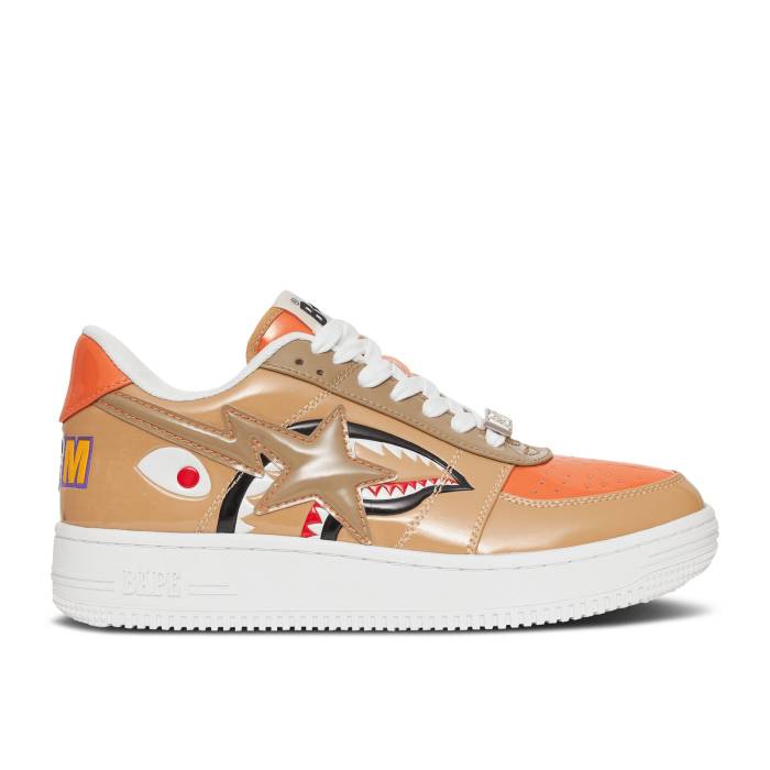 ベイプ Bape 【 Sta Low M1 'Mad Shark - Beige' Men Beige 】 シャーク メンズ ベージュ