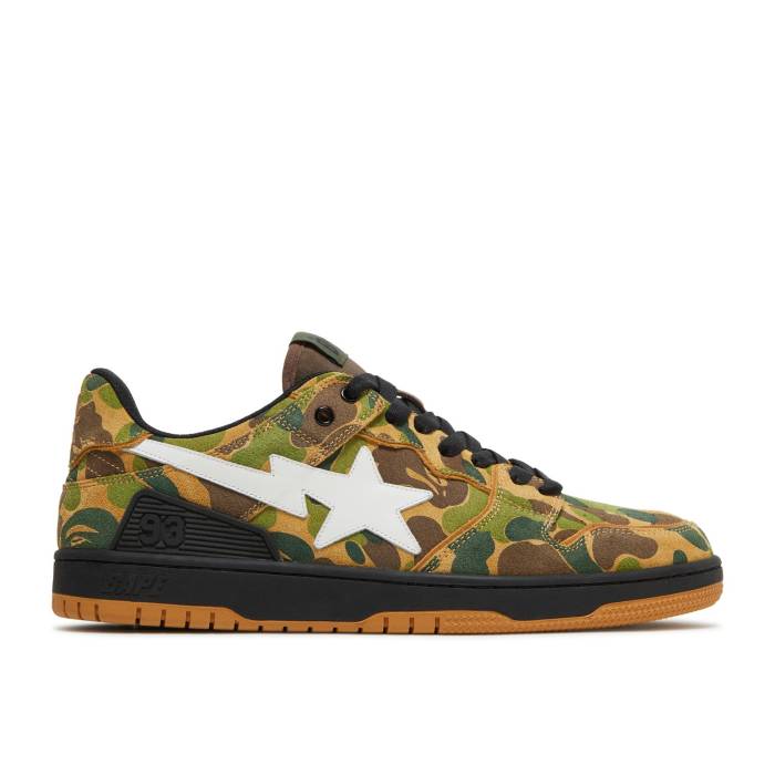 ベイプ Bape 【 Sk8 Sta 'Abc Camo' Men Green 】 メンズ green 緑・グリーン｜スニケス