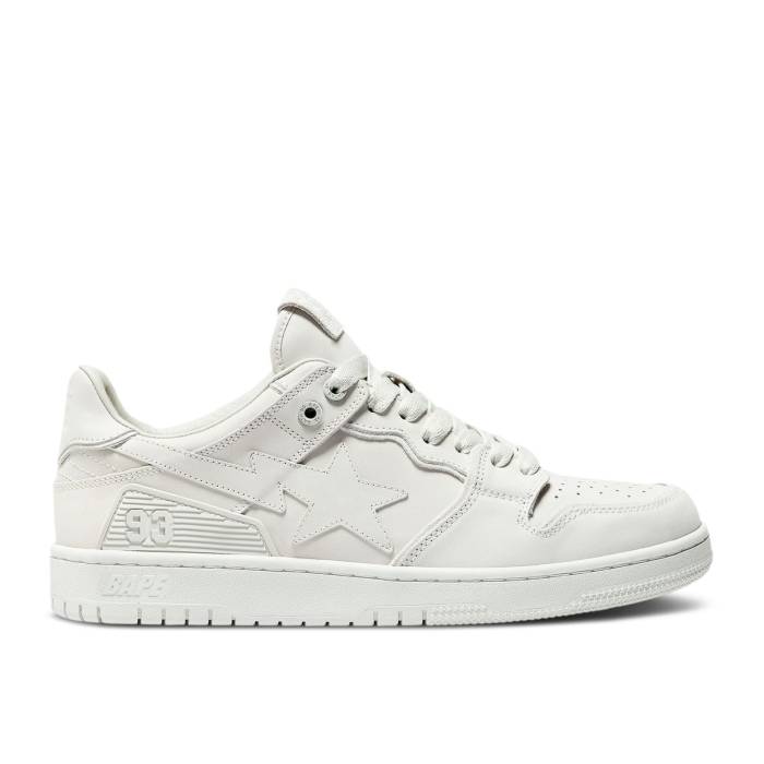 ベイプ Bape 【 Sk8 Sta 'Triple White' Men White/White/White 】 メンズ 白色 ホワイト