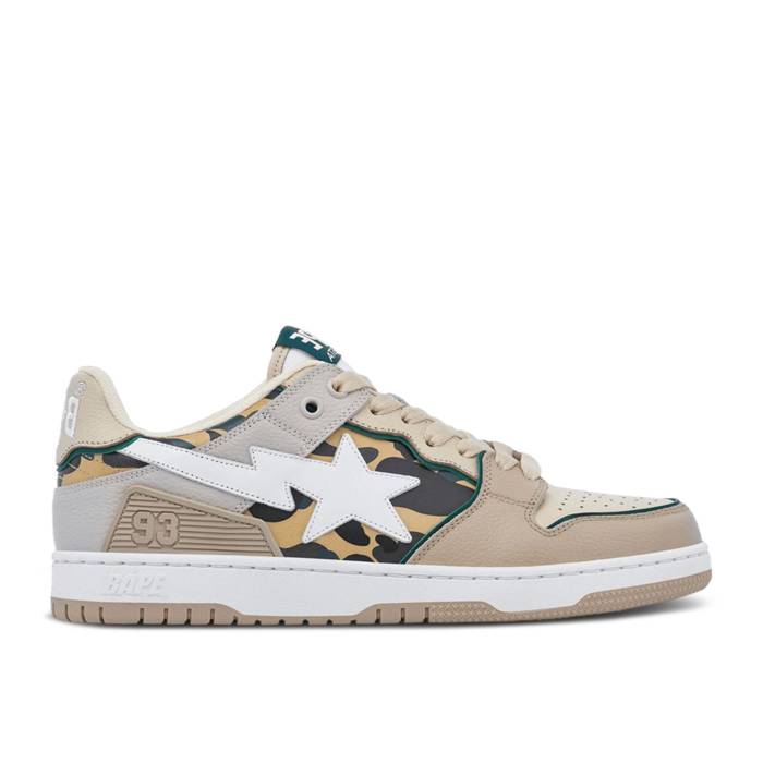 ベイプ Bape 【 Wmns Sk8 Sta #4 'Beige Camo' Women Beige 】 レディース ベージュ｜スニケス