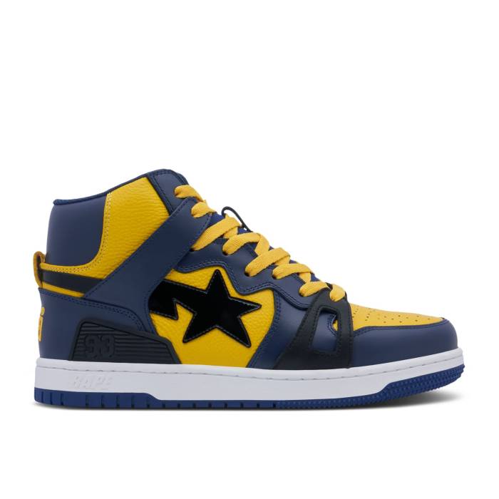 ベイプ Bape 【 Wmns Sta 93 Hi 'Navy' Women Navy Blue 】 レディース 紺色 ネイビー 青色 ブルー｜スニケス