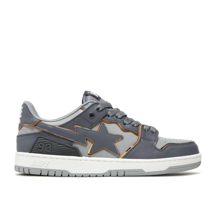 ベイプ Bape 【 Sk8 Sta #3 L 'Gray Gold' Men Gray 】 メンズ gray 灰色・グレー・グレイ