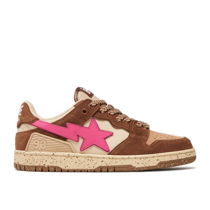 ベイプ Bape 【 Sk8 Sta #6 \'Brown Pink\' Men Brown 】 メンズ 茶色 ブラウン|スニケス
