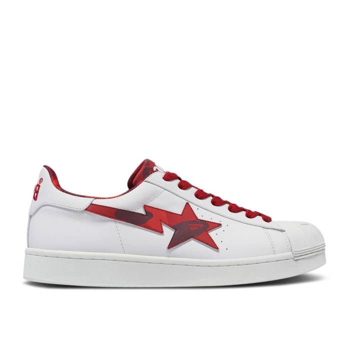 ベイプ Bape 【 Skullsta M1 'White Red' Men Red 】 メンズ Red 赤・レッド