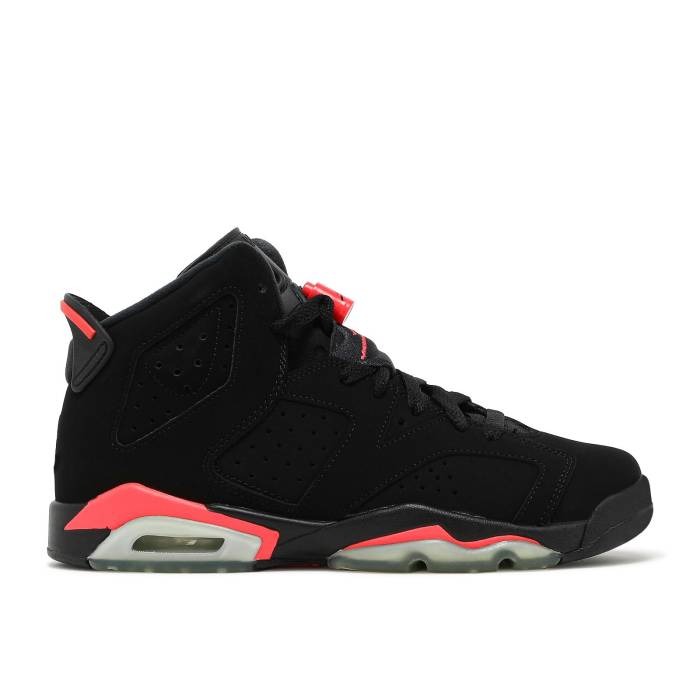 ナイキ エアジョーダン Air Jordan 【 Jordan 6 Retro Bg Infrared 2014 Youth Black/Infrared 23 】 レトロ ジュニア キッズ 黒色 ブラック
