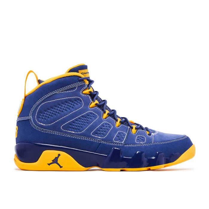 ナイキ　エアジョーダン Air Jordan 【 Jordan 9 Retro 'Calvin Bailey' Men Deep Royal/Unvrsty Gold-White 】 レトロ メンズ ディープ