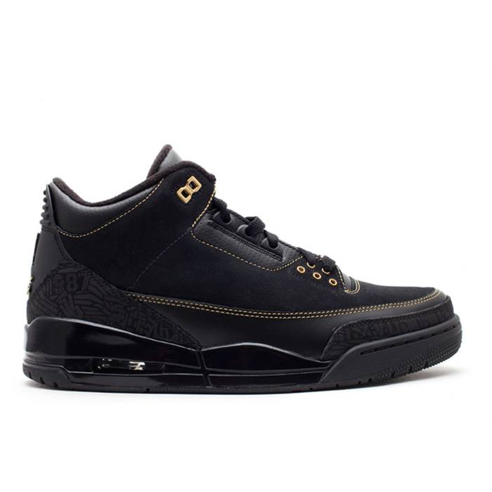 ナイキ　エアジョーダン Air Jordan 【 Jordan 3 'Black History Month' Men Black/Metallic Gold 】 メンズ 黒色 ブラック ゴールド