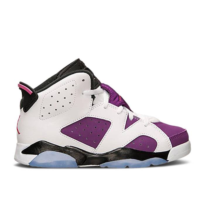 ナイキ　エアジョーダン Air Jordan 【 Jordan 6 Retro Gp 'Vivid Pink' Youth White/Vivid Pink/Bright Grape/Black 】 レトロ ジュニア キッズ 白色 ホワイト pink ピンク 黒色 ブラック｜スニケス 27,820円