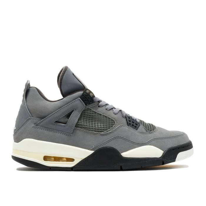 ナイキ エアジョーダン Air Jordan 【 Jordan 4 Retro \u0027Cool Grey\u0027 2004 Men Cool Grey/Chrome/Dark Charcoal/Varsity Maize 】 レトロ メンズ 冷やりとした 薄墨色 薄墨色 濃灰色