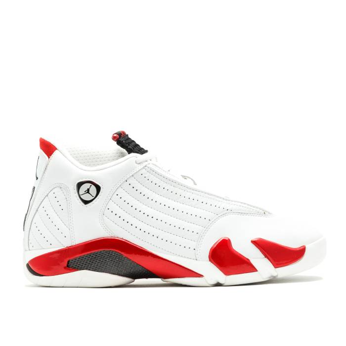 ナイキ　エアジョーダン Air Jordan 【 Jordan 14 Og 'Candy Cane' 1999 Men White/Black/Varsity Red 】 靴 メンズ靴 スニーカー メンズ 白色 ホワイト 黒色 ブラック Red 赤・レッド画像