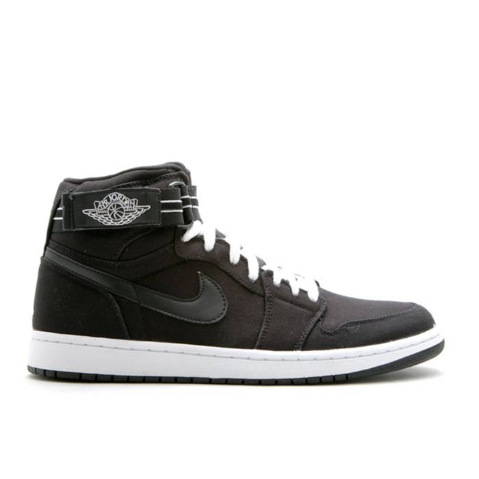 ナイキ　エアジョーダン Air Jordan 【 Jordan 1 High Strap 'Canvas' Men Black/White 】 ハイ ストラップ メンズ 黒色 ブラック 白色 ホワイト