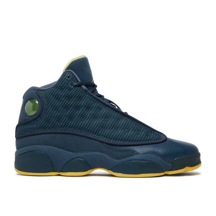ナイキ　エアジョーダン Air Jordan 【 Jordan 13 Retro Gs 'Squadron' Youth Squadron Blue/Electric Yellow/Black 】 13 サーティーン レトロ ジュニア キッズ 青色 ブルー yellow 黄色・イエロー 黒色 ブラック｜スニケス 71,005円