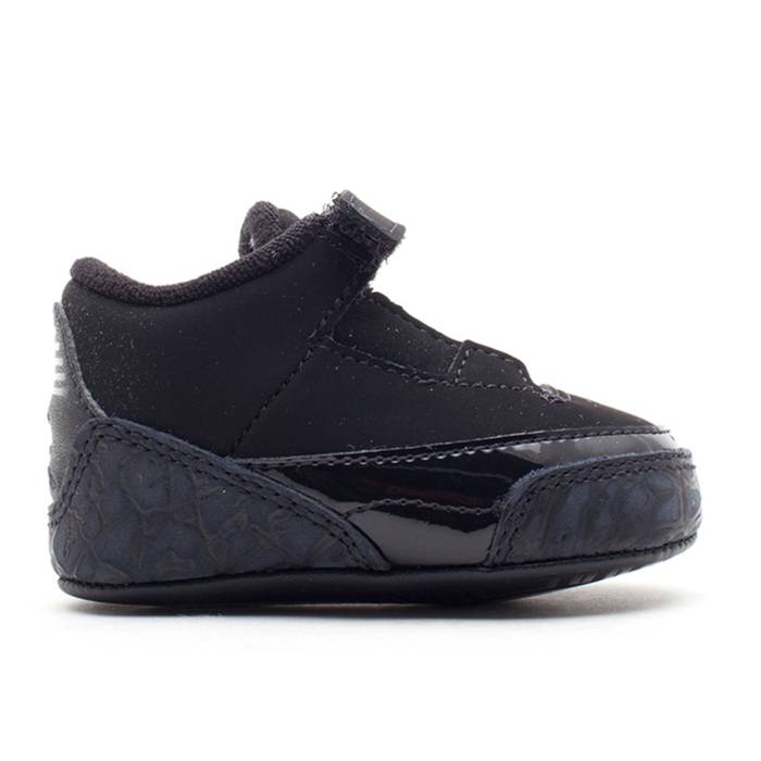 ナイキ　エアジョーダン Air Jordan 【 Jordan 3 Retro Cb 'Black Cat' Youth Black/Dark Charcoal-Black 】 レトロ キッズ ベビー マタニティ キッズファッション 靴 スニーカー ジュニア キッズ 黒色 ブラック画像