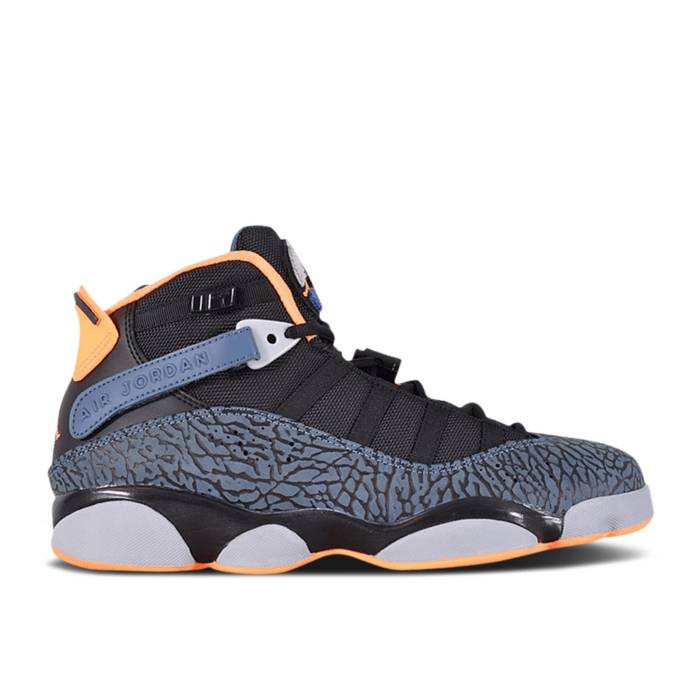 ナイキ　エアジョーダン Air Jordan 【 Jordan 6 Rings 'Elephant' Men Black/Atomic Orange-New Slate-Wolf Grey 】 リング メンズ 黒色 ブラック 灰色 グレー