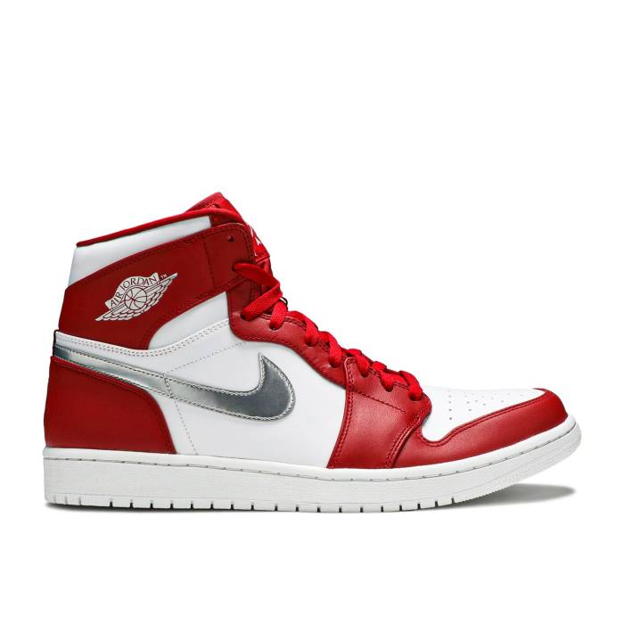 ナイキ エアジョーダン Air Jordan 【 Jordan 1 Retro High \u0027Silver Medal\u0027 Men Gym Red/Metallic Silver-White 】 レトロ ご機嫌 メンズ Red 赤・赤いこと