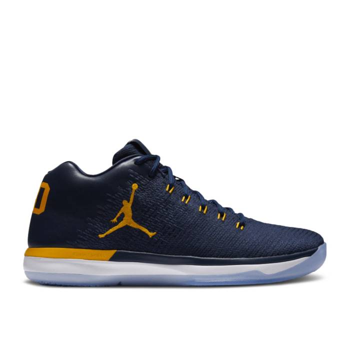ナイキ エアジョーダン Air Jordan 【 Jordan 31 Low 'Michigan' Men Midnight Navy/Varsity Maize 】 メンズ 紺色 ネイビー|スニケス