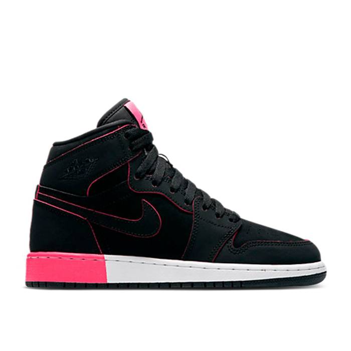 ナイキ エアジョーダン Air Jordan 【 Jordan 1 Retro High Gg Black Hyper Pink Youth Black/Hyper Pink-White-Black 】 レトロ ハイ ジュニア キッズ 黒色 ブラック