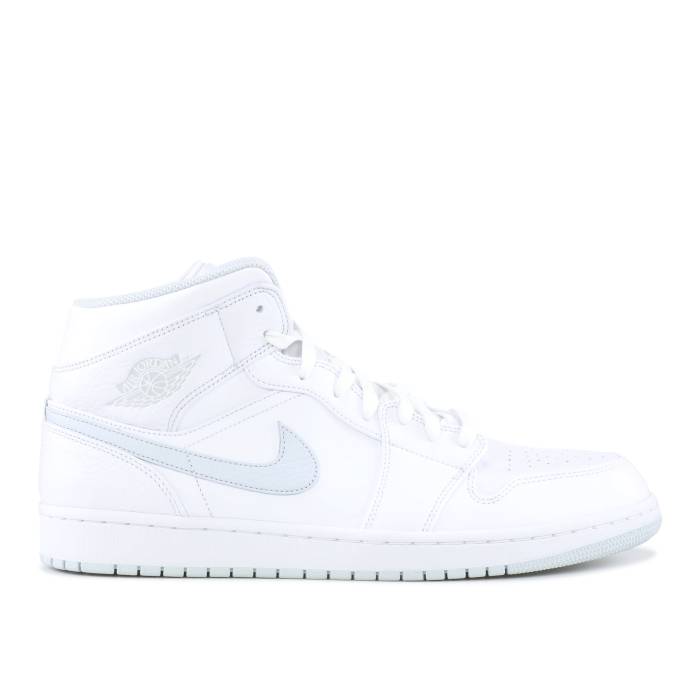 ナイキ　エアジョーダン Air Jordan 【 Jordan 1 Retro Mid 'White Platinum' Men White/Pure Platinum 】 レトロ ミッド メンズ 白色 ホワイト ピュア Platinum プラチナム｜スニケス 102,200円