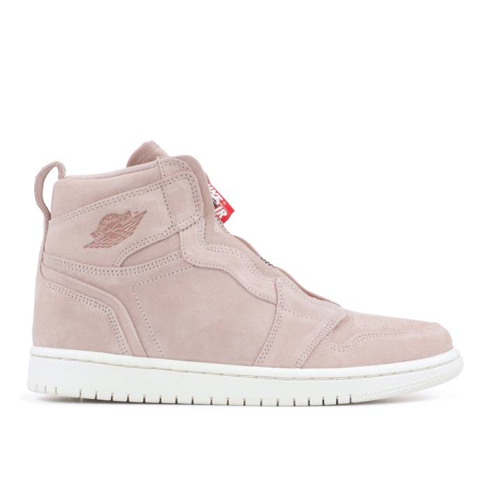ナイキ エアジョーダン Air Jordan 【 Wmns Jordan 1 High Zip \u0027Partical Beige\u0027 Women Partical Beige/Metallic Red-Bronze 】 ご機嫌 レディース ベージュ