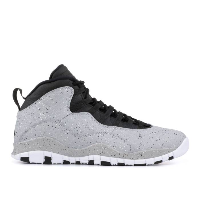 ナイキ エアジョーダン Air Jordan 【 Jordan 10 Retro \u0027Cement\u0027 Men Light Smoke Grey/University Red-Black-White 】 レトロ メンズ 薄墨色 薄墨色
