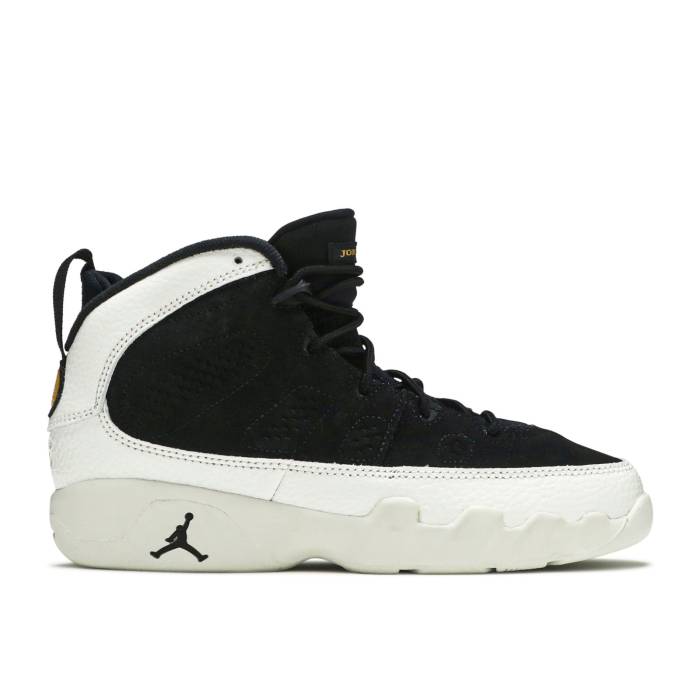 ナイキ エアジョーダン Air Jordan 【 Jordan Retro 9 Bp \u0027Los Angeles\u0027 Youth Black/Summit White 】 レトロ 御坊っちゃん キッズ 黒いこと 黒いこと 白いこと 白いこと キッズファッション-スニーカー-キッズ・ベビー・マタニティ