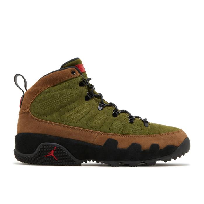 ナイキ エアジョーダン Air Jordan 【 Jordan 9 Retro Boot Nrg \u0027Beef And Broccoli\u0027 Men Brown/Olive 】 レトロ ブーツ メンズ 赤銅色 赤銅色 olive オリーブ