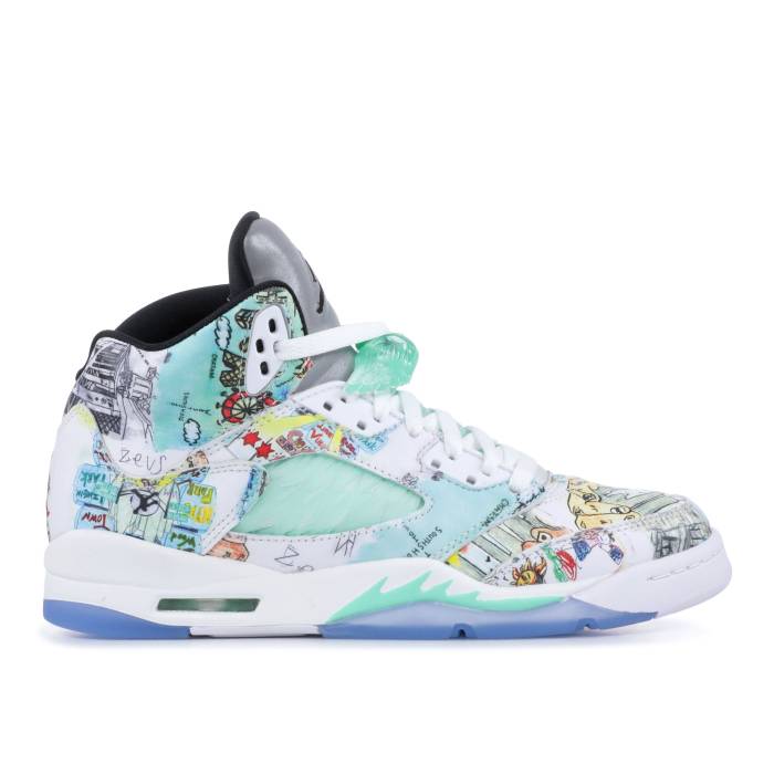 ナイキ エアジョーダン Air Jordan 【 Jordan 5 Retro ガウス \u0027Wings\u0027 Youth Multi-Color/Multi-Color 】 レトロ お坊っちゃん キッズ