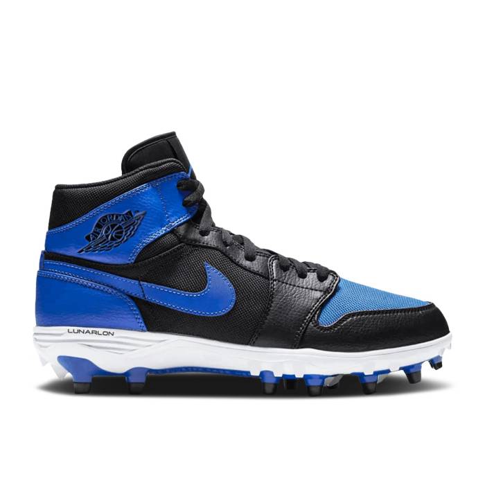 ナイキ エアジョーダン Air Jordan 【 Jordan 1 Mid Td Cleat \u0027Royal\u0027 Men Black/Royal-White-Royal 】 ミッド メンズ 黒いこと 黒いこと