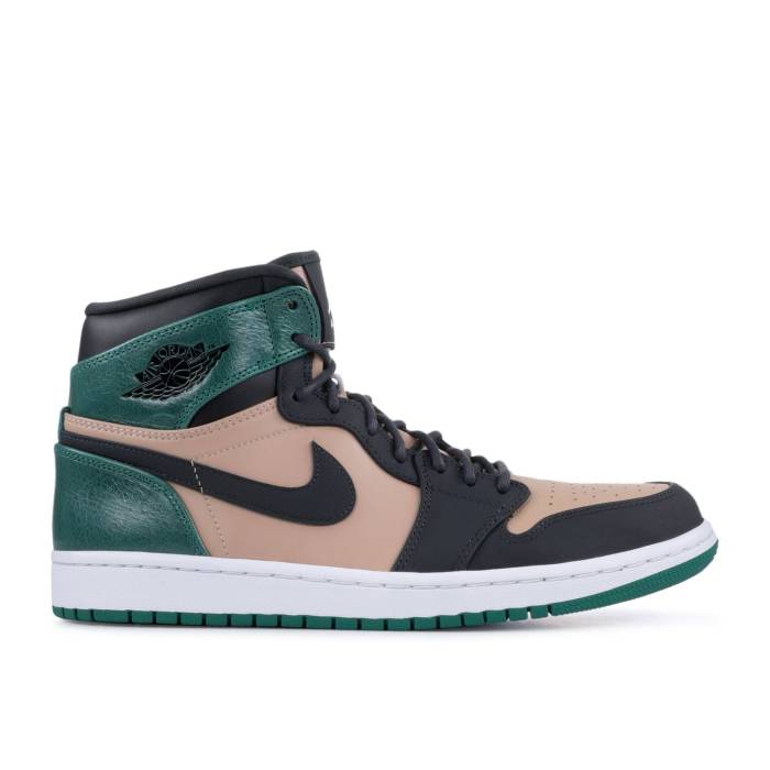 ナイキ　エアジョーダン Air Jordan 【 Wmns Jordan 1 High Premium 'Mystic Green' Women Bio Beige/Anthracite-Mystic Green 】 ハイ Premium プレミアム レディース ベージュ green 緑・グリーン