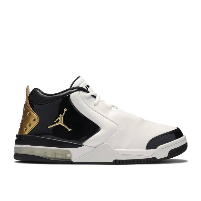 ナイキ　エアジョーダン Air Jordan 【 Jordan Big Fund Premium 'White Metallic Gold' Men White/Metallic Gold-Black 】 ファンド Premium プレミアム メンズ 白色 ホワイト｜スニケス