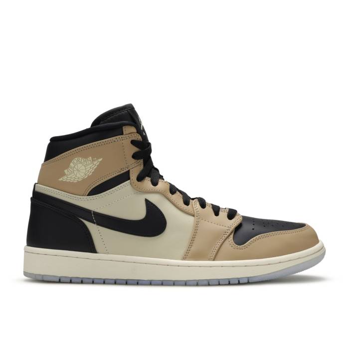 ナイキ エアジョーダン Air Jordan 【 Wmns Jordan 1 High \u0027Mushroom\u0027 Women Black/Fossil/Pale Ivory/Mushroom 】 ご機嫌 レディース 黒いこと 黒いこと 象牙色