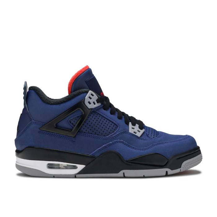 ナイキ エアジョーダン Air Jordan 【 Jordan 4 Retro Winter Gs 'Loyal Blue' Youth Loyal Blue/White/Habanero Red/Black 】 レトロ ウィンター ジュニア キッズ 青色 ブルー 白色 ホワイト Red 赤・レッド 黒色 ブラッ|スニケス