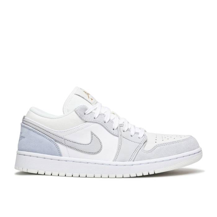 ナイキ エアジョーダン Air Jordan 【 Jordan 1 Low \u0027Paris\u0027 Men White/Sky Grey/Football Grey 】 メンズ 白いこと 白いこと 天の原 薄墨色 薄墨色 蹴球