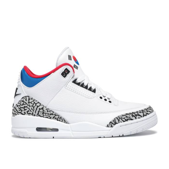 ナイキ エアジョーダン Air Jordan 【 Wmns Jordan 3 Retro Nrg \u0027Seoul\u0027 Women White/Soar/Atom Red 】 レトロ レディース 白いこと 白いこと Red 赤・赤いこと