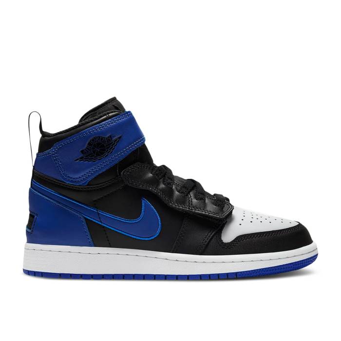 ナイキ エアジョーダン Air Jordan 【 Jordan 1 High Flyease Gs Hyper Royal Youth Black/White/Hyper Royal 】 ハイ ジュニア キッズ 黒色 ブラック 白色 ホワイト