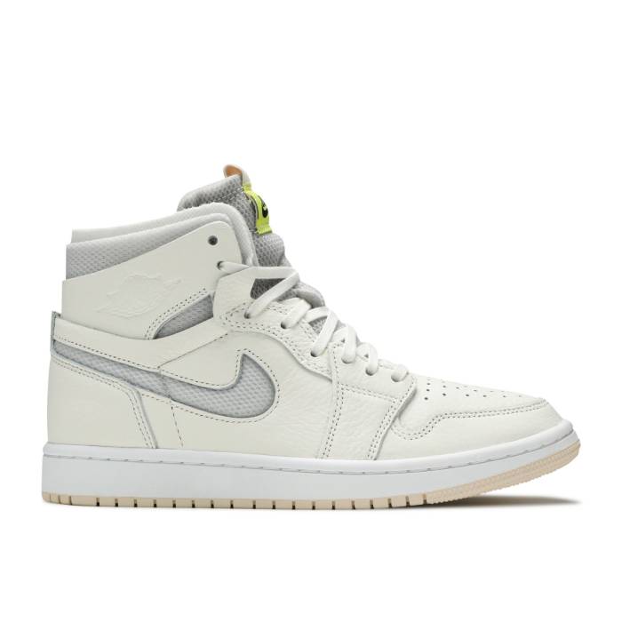 ナイキ エアジョーダン Air Jordan 【 Wmns Jordan 1 High Zoom \u0027Pearl White\u0027 Women Sail/Pearl White/White/Light Voltage Yellow 】 ご機嫌 望遠レンズ レディース パール 白いこと 白いこと yellow 黄味がかった・黄色