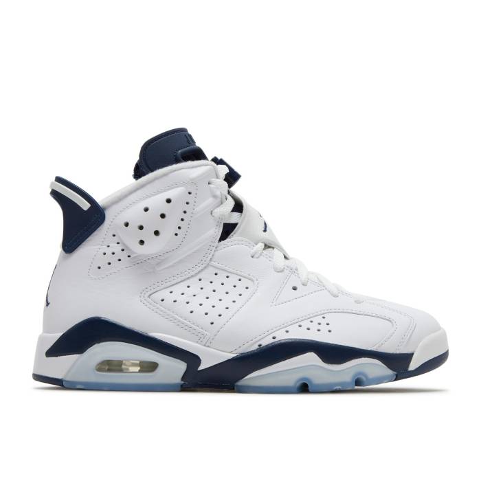 ナイキ エアジョーダン Air Jordan 【 Jordan 6 Retro \u0027Midnight Navy\u0027 2022 Men White/Midnight Navy 】 レトロ メンズ 白いこと 白いこと 紺色 米国海軍