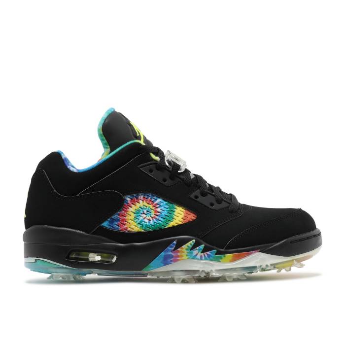 楽天市場】NIKE JORDAN 5 LOW GOLF BLACK METALLIC black/fire red