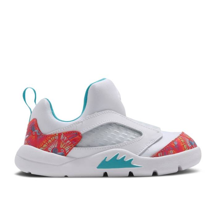 ナイキ エアジョーダン Air Jordan 【 Jordan 5 Retro Little Flex Td Chinese New Year 2021 Infant White/Oracle Aqua/Team Orange 】 レトロ ベビー 白色 ホワイト アクア Team チーム orange 橙・オレンジ