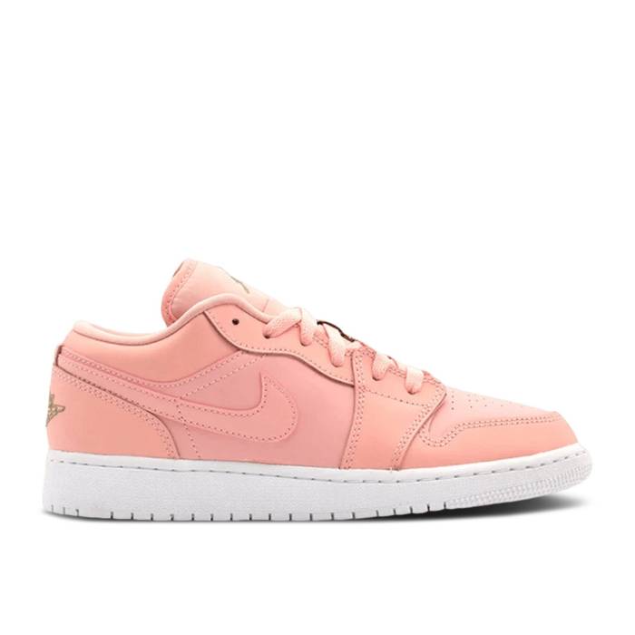 ナイキ エアジョーダン Air Jordan 【 Jordan 1 Low Gg Bleached Coral Youth Bleached Coral/Trooper/White 】 ジュニア キッズ 白色 ホワイト