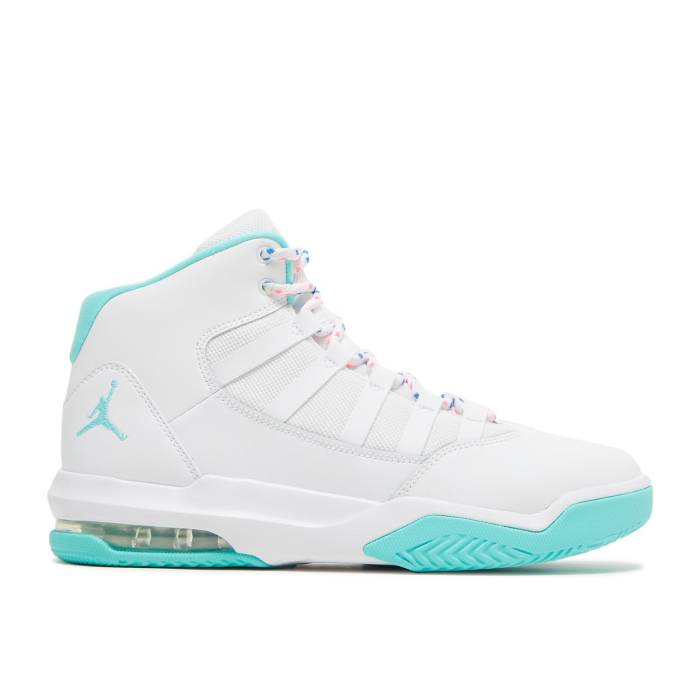 ナイキ エアジョーダン Air Jordan 【 Jordan Max Aura Gs 'White Aurora Green' Youth White/Aurora Green/Digital Pink/Soar 】 マックス オーラ ジュニア キッズ 白色 ホワイト green 緑・グリーン pink ピンク|スニケス