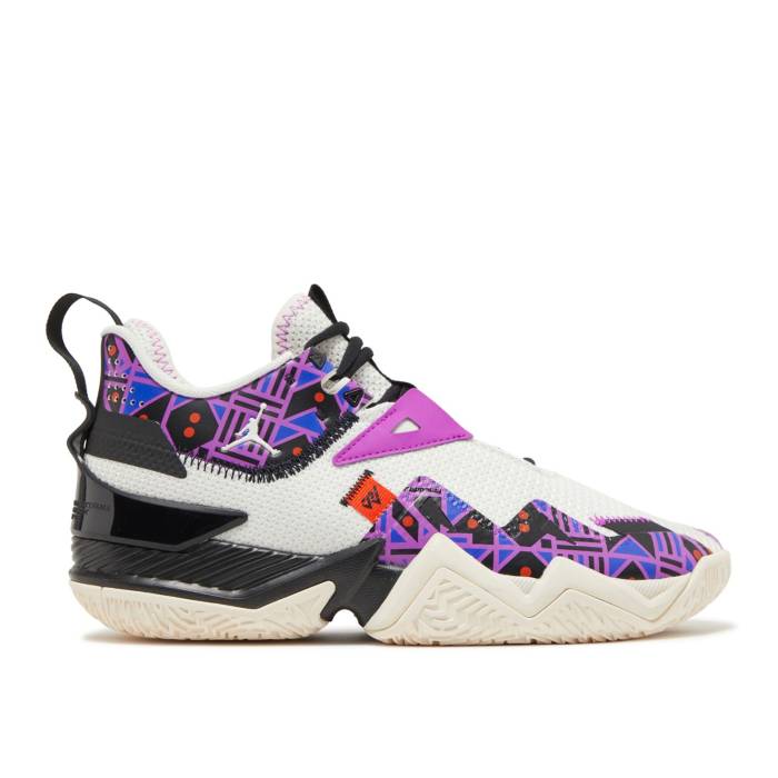 ナイキ　エアジョーダン Air Jordan 【 Jordan Westbrook One Take 'Quai 54' Men Sail/Black/Multi-Color 】 ウェストブルック メンズ 黒色 ブラック