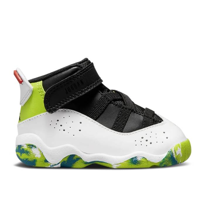 ナイキ　エアジョーダン Air Jordan 【 Jordan 6 Rings Td 'His Airness' Infant Black/Team Orange/Kumquat/White 】 リング ベビー 黒色 ブラック Team チーム orange 橙・オレンジ 白色 ホワイト｜スニケス