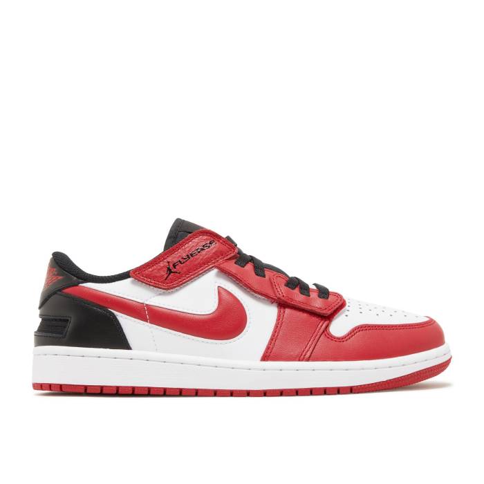 ナイキ エアジョーダン Air Jordan 【 Jordan 1 Low Flyease \u0027White Gym Red\u0027 Men White/Black/Gym Red 】 メンズ 白いこと 白いこと 黒いこと 黒いこと Red 赤・赤いこと