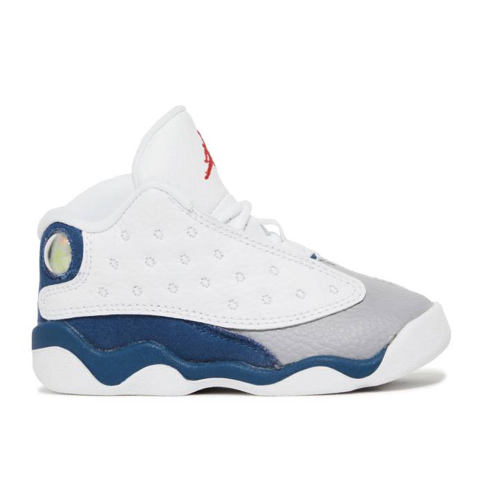 ナイキ エアジョーダン Air Jordan 【 Jordan 13 Retro Td \u0027French Blue\u0027 Infant White/Fire Red/French Blue/Light Steel Grey 】 13 サー青二才 レトロ もの言う花 白いこと 白いこと 火の手 Red 赤・赤いこと 青碧 青碧 Steel