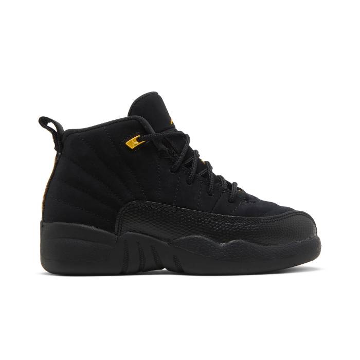 ナイキ　エアジョーダン Air Jordan 【 Jordan 12 Retro Ps 'Black Taxi' Youth Black/Taxi 】 レトロ ジュニア キッズ 黒色 ブラック｜スニケス