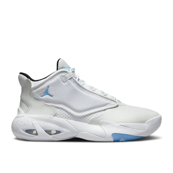 ナイキ エアジョーダン Air Jordan 【 Jordan Max Aura 4 \u0027White University Blue\u0027 Men White/Black/University Blue 】 マックス 雰囲気 メンズ 白いこと 白いこと 黒いこと 黒いこと 青み 青色