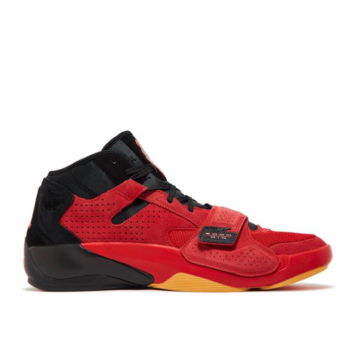 ナイキ エアジョーダン Air Jordan 【 Jordan Zion 2 \u0027Red Suede Gum\u0027 Men University Red/Bright Crimson/Gum Yellow/Black 】 スエード・スウェード メンズ Red 赤・赤いこと クリムゾン yellow 黄味がかった・黄色 黒いこと ブラジャー