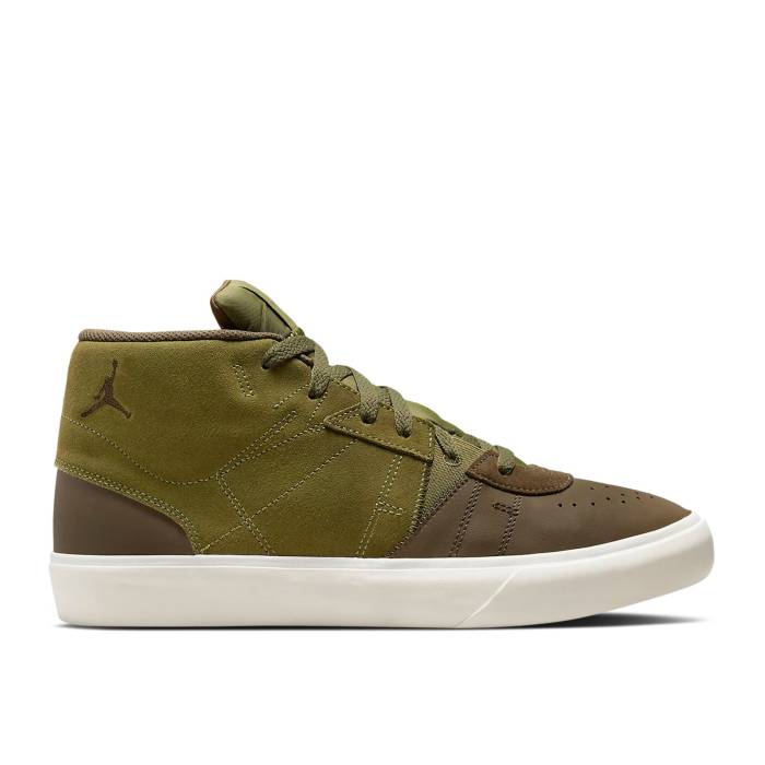 ナイキ　エアジョーダン Air Jordan 【 Jordan Series Mid 'Pilgrim' Men Pilgrim/White/Sail/Light Olive 】 シリーズ ミッド メンズ 白色 ホワイト olive オリーブ